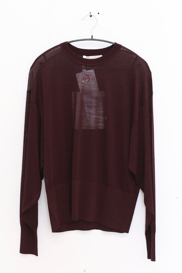 SWAYING 25 Spring/Summer Silk Wool Pullover SW-SW25SS1T18C3-ZI Purple SW-SW25SS1T18C1